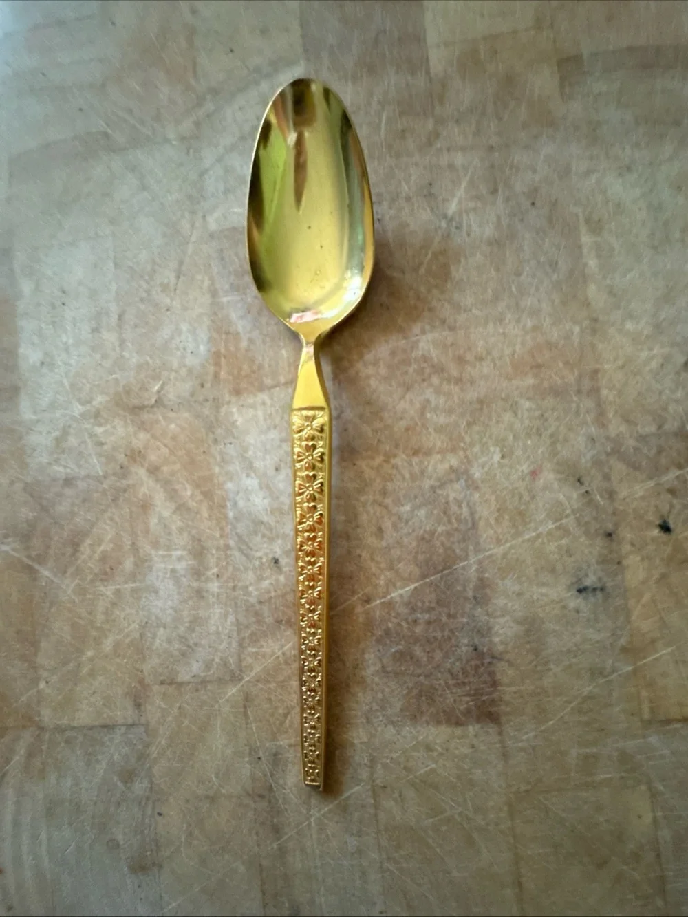 Vintage Hanford Forge Trocadero Gold Plated Stainless Flatware 50 Pieces